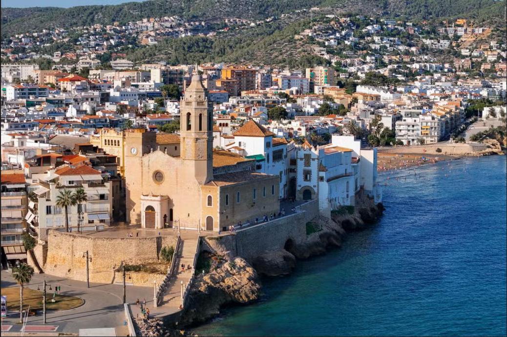 Apartamento Marinero, Vistas Impresionantes. Σίτζες Εξωτερικό φωτογραφία